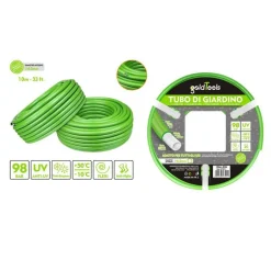 TUBO PER GIARDINO IRRIGAZIONE IN PVC VERDE POMPA ACQUA 10METRI 33FT Ø6.5MM 57511