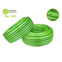 TUBO PER GIARDINO IRRIGAZIONE IN PVC VERDE POMPA ACQUA 5 METRI 16FT Ø6.5MM 57510