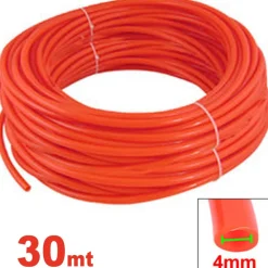 TUBO PROLUNGA ARIA COMPRESSA FLESSIBILE COMPRESSORE ARANCIONE DA 30 METRI