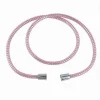 TUBO RICAMBIO LACCIO FLESSIBILE DOCCIA 1.5 MT LACCIO PVC RIVESTIMENTO ROSA 87293