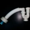 TUBO SCARICO CON CURVA RACCORDO Y A 3 VIE ACQUA SIFONE FLESSIBILE LAVABO LAVELLO
