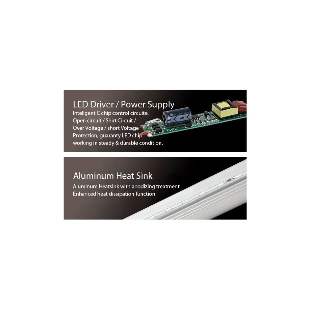 TUBO T5 NEON LED 6 10 15 18 W WATT 30 60 90 120 CM LUCE FREDDA NATURALE CALDA