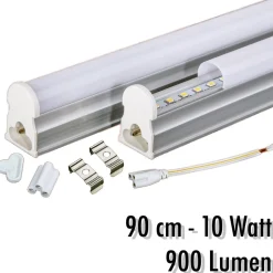 TUBO T5 NEON LED 10 W WATT 90 CM 900 LMN PER USO INTERNO LUCE BIANCA PLAFONIERA