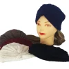 TURBANTE LANA ANNODATA CAPPELLO FASCIA ELASTICA RETRO FERMA CAPELLI ACCESSORI