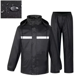 TUTA ANTIPIOGGIA COMPLETO IMPERMEABILE CON GIACCA E PANTALONE TAGLIA L XXL