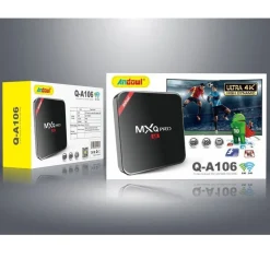 TV BOX Q-A106 MXQ PRO 4K ULTRA HD SISTEMA OPERATIVO ANDROID 10.0 2GB RAM 16GB
