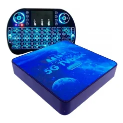 TV BOX Q5GMINI ULTRA 6K HD 4G RAM + 64G WI-FI ANDROID 10 SMART TV BOX TASTIERA