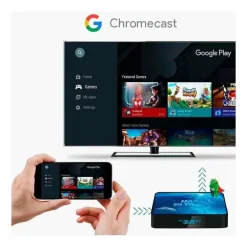 TV BOX Q5GMINI ULTRA 6K HD 4G RAM + 64G WI-FI ANDROID 10 SMART TV BOX TASTIERA