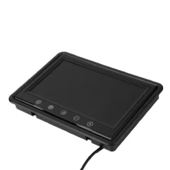 TV TELEVISORE MONITOR LCD DIGITALE 9'' TFT VIDEOSORVEGLIANZA 4 INGRESSI VIDEO