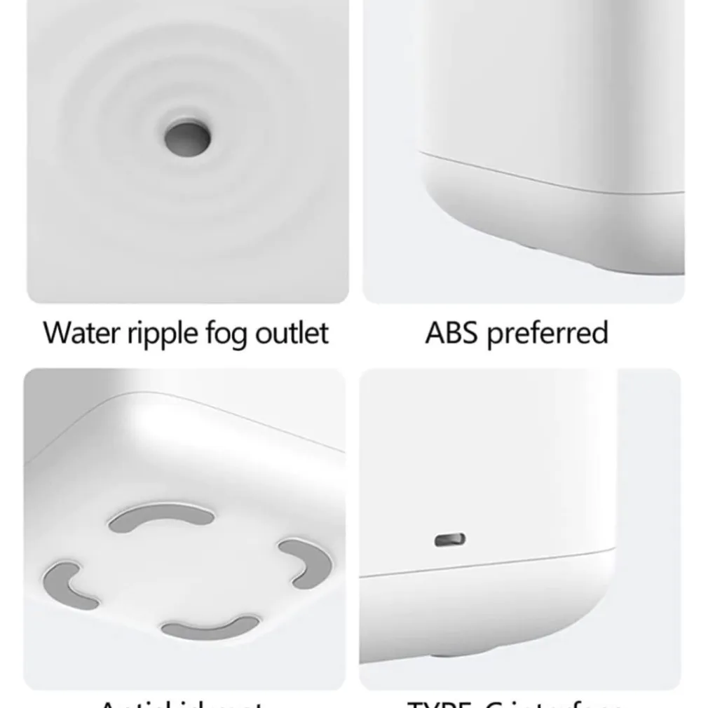 UMIDIFICATORE ARIA ANTIGRAVITÀ DIFFUSORE AROMI GOCCIA ACQUA OROLOGIO AROMATERAPIA