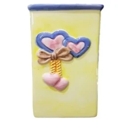 UMIDIFICATORE TERMOSIFONE VAPORIZZATORE CERAMICA STUFA CALORIFERO CUORI COLO