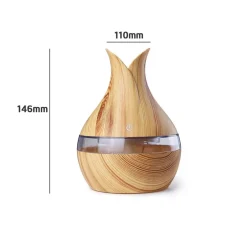 UMIDIFICATORE ULTRASUONI DIFFUSORE DI AROMI OLI ESSENZIALI PER AROMATERAPIA BORA