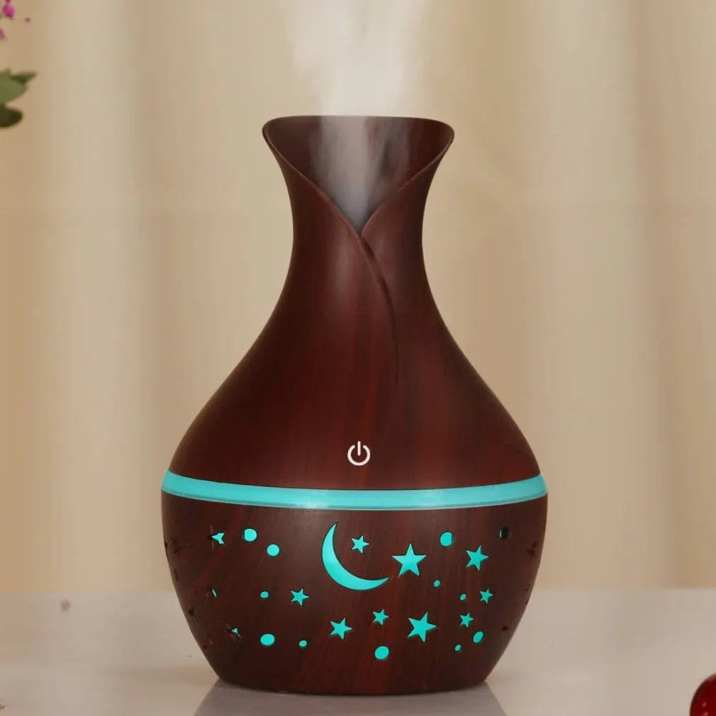 UMIDIFICATORE ULTRASUONI DIFFUSORE DI AROMI OLI ESSENZIALI PER AROMATERAPIA ASCU