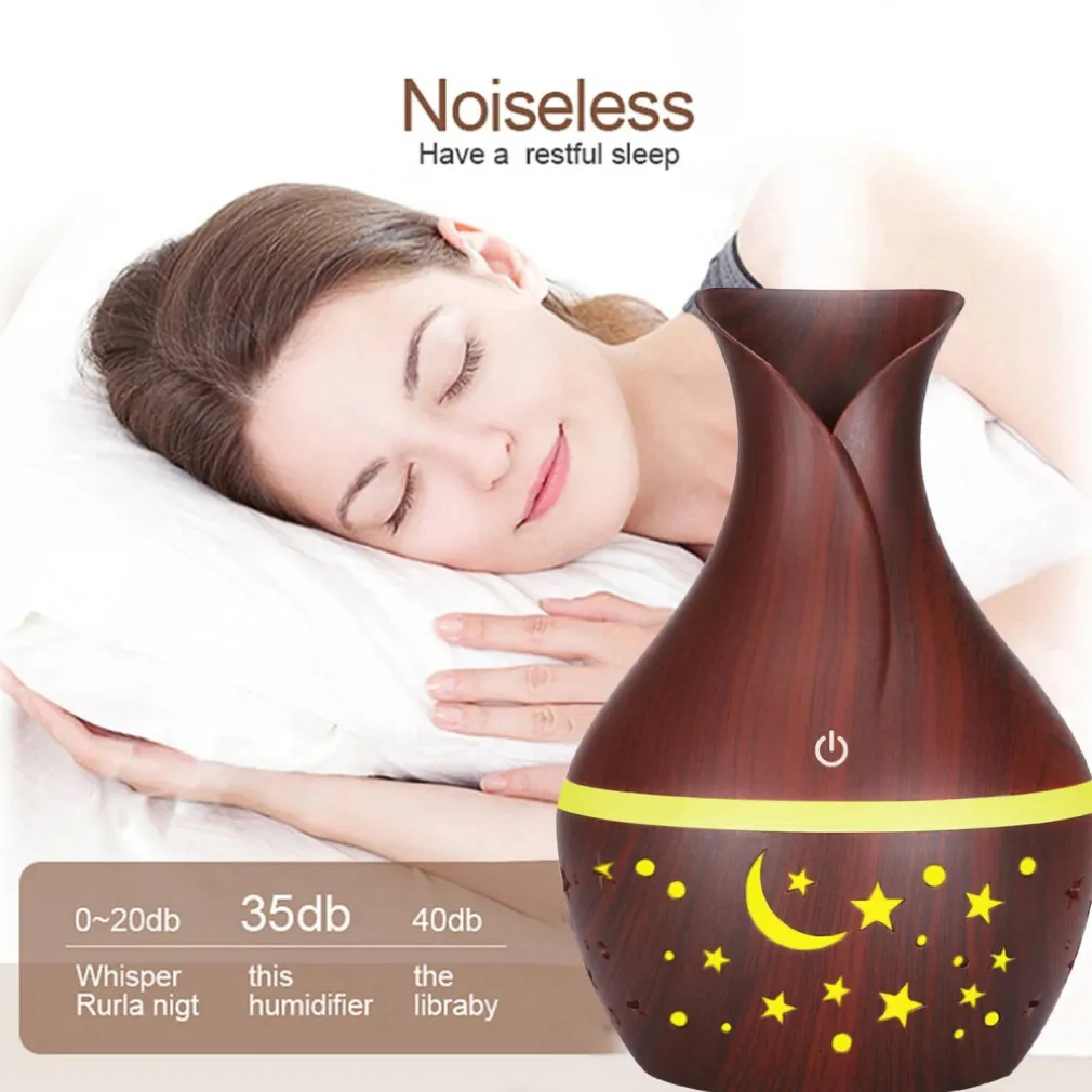 UMIDIFICATORE ULTRASUONI DIFFUSORE DI AROMI OLI ESSENZIALI PER AROMATERAPIA ASCU