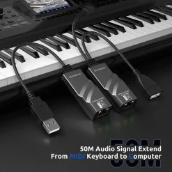 USB 2.0 EXTENDER RJ45 2 POSIZIONI ESTENSIONE FINO A 100M VELOCITÀ 480MBPS Q-U102