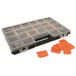 VALIGETTA PORTA MINUTERIA TOOL BOX FERRAMENTA A SCOMPARTI 28,5 X 19 X 3,5 CM