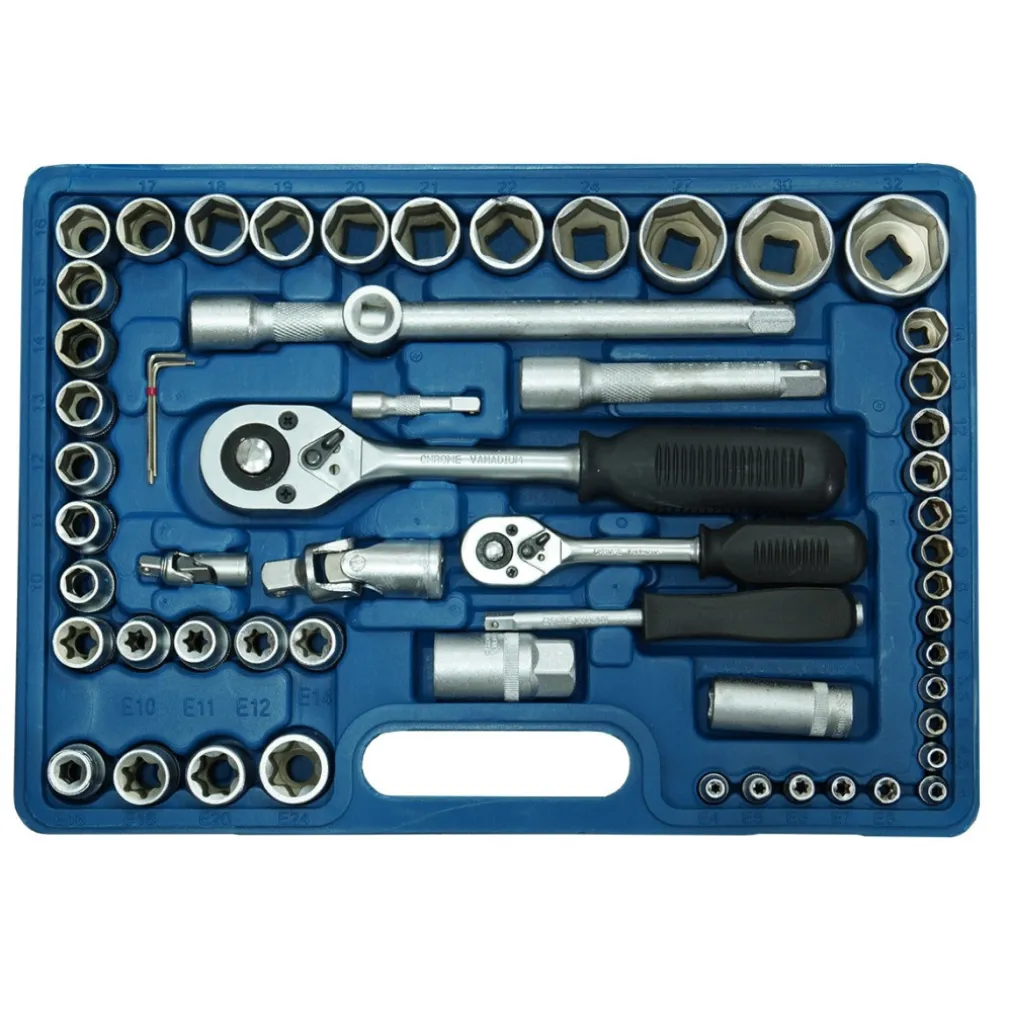 VALIGIA SET CHIAVI A BUSSOLA 108 PEZZI VANADIUM CON CRICCHETTO 108 PZ VANADIUM