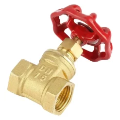 VALVOLA SARACINESCA D'ARRESTO PER ACQUA RUBINETTO IN METALLO F/F PN16 DA 1/2"