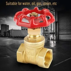 VALVOLA SARACINESCA D'ARRESTO PER ACQUA RUBINETTO IN METALLO F/F PN16 DA 1/2