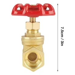 VALVOLA SARACINESCA D'ARRESTO PER ACQUA RUBINETTO IN METALLO F/F PN16 DA 1/2