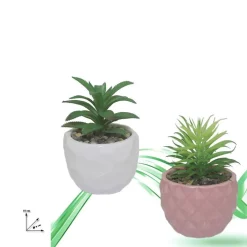 VASO IN CERAMICHE PER PIANTINE CASA GIARDINO DECORAZIONE INTERNO CASA 15X9 CM