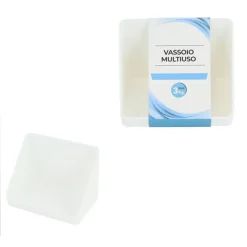 VASSOIO MULTIUSO ARMADIETTO ORGANIZZATORE ACCESSORI BAGNO TRUCCO BIANCO 117X77X83MM 10853