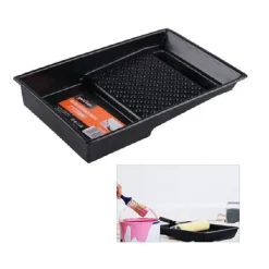 VASSOIO PER RULLO DIPINGERE VASCHETTA PITTURA VERNICE PITTURARE NERA 7" 90314