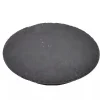 VASSOIO TONDO IN ARDESIA GIREVOLE TAGLIERE NERO Ø30CM PIETRA NATURALE DA SUSHI RISTORANTE