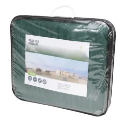 VELA TENDA QUADRATA PARASOLE PROTEZIONE SOLE OMBREGGIATURA GIARDINO 3X3MT VERDE 017032