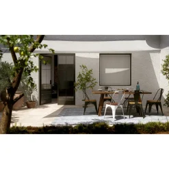 VELA TENDA RETTANGOLARE PARASOLE PROTEZIONE SOLE OMBRA GIARDINO 3X4 MT BIANCA 017036