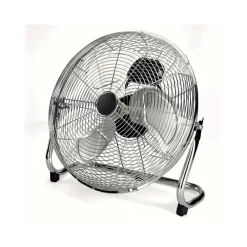 VENTILATORE 3 PALE IN ALLUMINIO OSCILLANTE DIAMETRO 40 CM 70W STAND IN METALLO