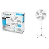 VENTILATORE A PIANTANA 130CM 3 VELOCITÀ 45 W 16" FUNZIONE DI OSCILLAZIONE FS40-1