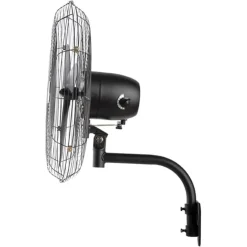 VENTILATORE DA PARETE INDUSTRIALE ⌀76CM 200 WATT CON 3 PALE MONTAGGIO A MURO 6158054