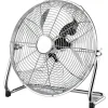 VENTILATORE DA PAVIMENTO TERRA IN METALLO 100W CON 3 PALE 45CM MOTORE 3 VELOCITÀ