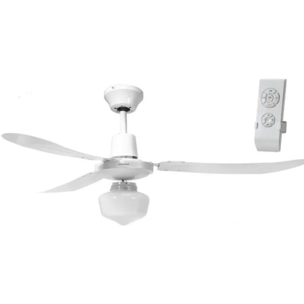 VENTILATORE DA SOFFITTO REVERSIBILE CON LAMPADARIO TELECOMANDO INTEGRATO 70 WATT