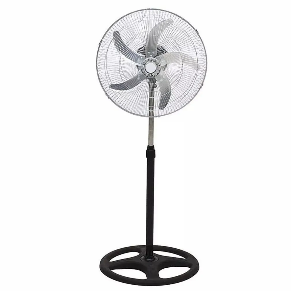 VENTILATORE IN ACCIAIO 65W A PIANTANA ANTIRIBALTAMENTO CON 5 PALE 3 VELOCITÀ 6057001ML