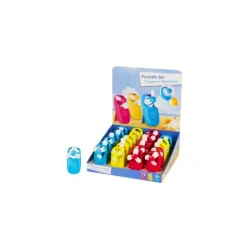 VENTILATORE PORTATILE A BATTERIE 3 COLORI ROSSO GIALLO AZZURRO MARE SPIAGGIA