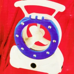 VENTILATORE PORTATILE RICARICABILE CON TORCIA A LED ILLUMINAZIONE LED CIRCOLARE