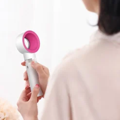 VENTILATORE PORTATILE RICARICABILE USB SENZA PALE VENTOLE UFFICIO CASA AUTO