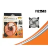 VENTOLA RAFFREDDAMENTO DISSIPAZIONE COOLING FUN PER TELAIO PC CON LUCE LED F1225RD
