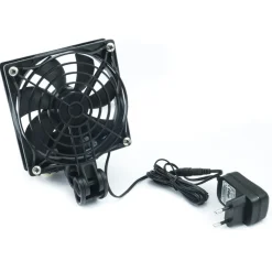 VENTOLA RAFFREDDAMENTO PER ACQUA ACQUARIO DOLCE MARINO FS-120A 4W 360° MORSETTO