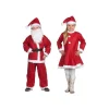 VESTITO VESTITINO PER BAMBINI BABBO NATALE BAMBINI E BAMBINE DA 6 A 9 ANNI ROSSO