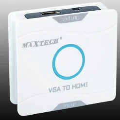 VGA A HDMI VIDEO CONVERTITORE ADATTATORE AUDIO HD PER PS3 XBOX PC MAXTECH CVGA-HD