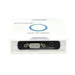 VGA A HDMI VIDEO CONVERTITORE ADATTATORE AUDIO HD PER PS3 XBOX PC MAXTECH CVGA-HD