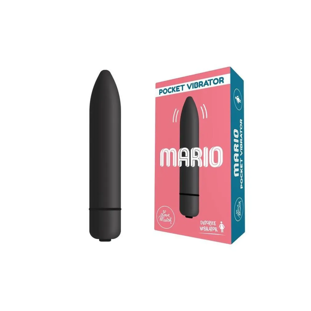VIBRATORE DILATATORE IN SILICONE NERO MARIO STIMOLANTE VAGINALE E CLITORIDEO