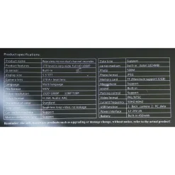 VIDEOCAMERA DASH CAM PER AUTO 5,5