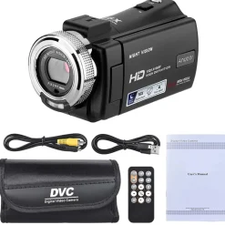VIDEOCAMERA DIGITALE PROFESSIONALE 4KDV PICCOLA COMPATTA 16X DIGITAL Q-DV16X