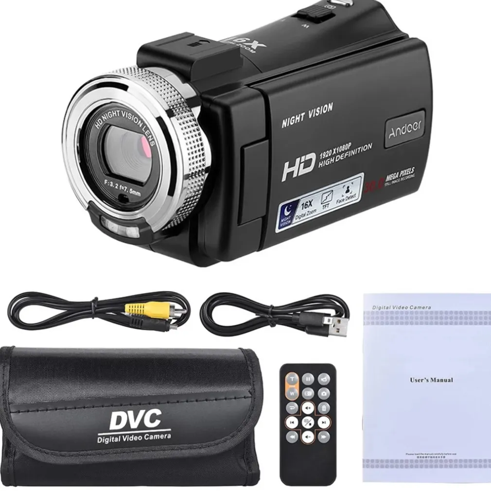 VIDEOCAMERA DIGITALE PROFESSIONALE 4KDV PICCOLA COMPATTA 16X DIGITAL Q-DV16X