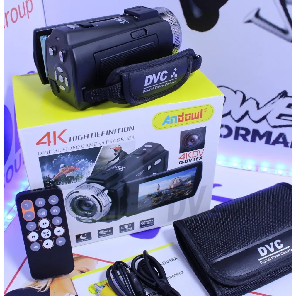 VIDEOCAMERA DIGITALE PROFESSIONALE 4KDV PICCOLA COMPATTA 16X DIGITAL Q-DV16X