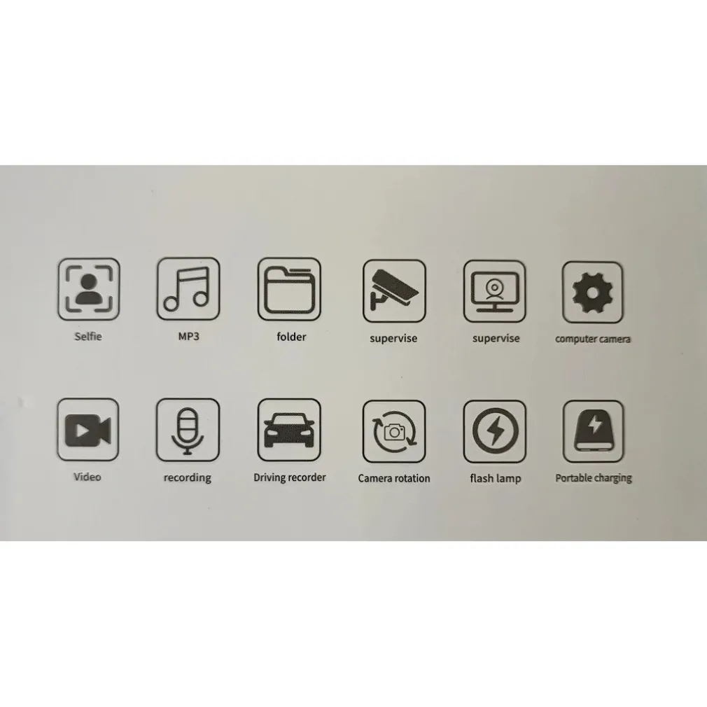 VIDEOCAMERA PORTATILE Q-SD2 MINI ACTION CAMERA HD CLIP VESTITI RUOTABILE 1080P